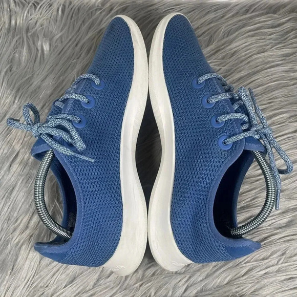 Allbirds Tree Runners Mens Size 10 Shoes Blue Pacific Athletic Sneakers - Picture 5 of 8